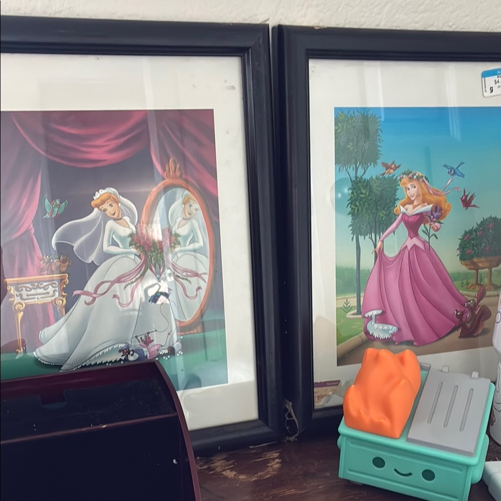 Disney Princess Framed Art Set